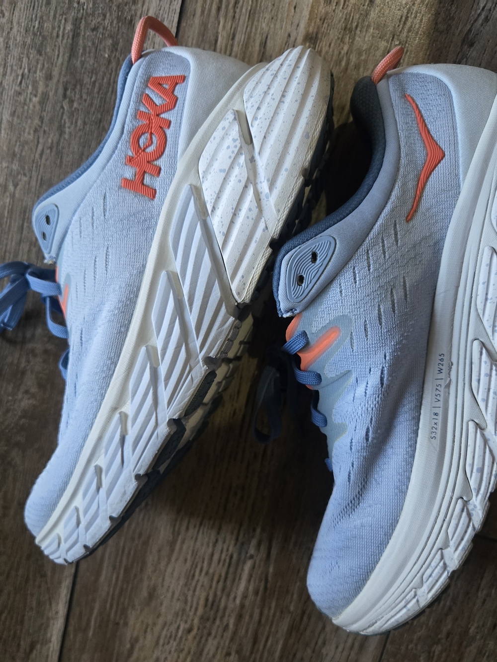 Hoka Light Blue Running Sneakers - Picture 3 of 6